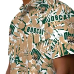 Ohio Bobcats Hawaiian Shirt – Hibiscus Overlay