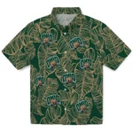 Ohio Bobcats Hawaiian Shirt – Leaf Outline