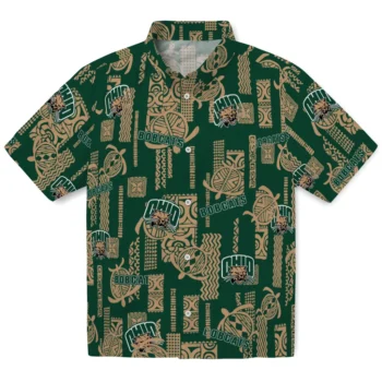 ohio bobcats turtle lines green hawaiian shirts best selling