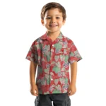 Ohio State Buckeyes Hawaiian Shirt – Anthurium Overlay