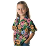 Ohio State Buckeyes Hawaiian Shirt – Brilliant Hibiscus Garden