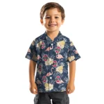 Ohio State Buckeyes Hawaiian Shirt – Flamingo Hibiscus