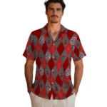 Ohio State Buckeyes Hawaiian Shirt – Golfing Plaid