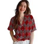 Ohio State Buckeyes Hawaiian Shirt – Golfing Plaid