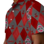 Ohio State Buckeyes Hawaiian Shirt – Golfing Plaid