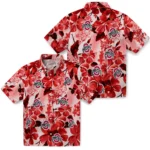 Ohio State Buckeyes Hawaiian Shirt – Hibiscus Arrangement