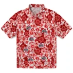 Ohio State Buckeyes Hawaiian Shirt – Hibiscus Blooms