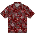 Ohio State Buckeyes Hawaiian Shirt – Hibiscus Exotic
