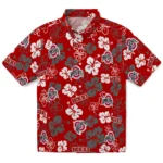 Ohio State Buckeyes Hawaiian Shirt – Hibiscus Flower Design