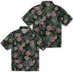 Ohio State Buckeyes Hawaiian Shirt – Hibiscus Leaves Pattern