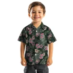 Ohio State Buckeyes Hawaiian Shirt – Hibiscus Leaves Pattern