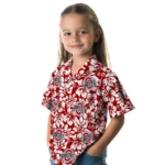 Ohio State Buckeyes Hawaiian Shirt – Hibiscus Motif