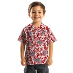 Ohio State Buckeyes Hawaiian Shirt – Hibiscus Motif