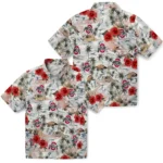 Ohio State Buckeyes Hawaiian Shirt – Hibiscus Seaside