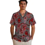 Ohio State Buckeyes Hawaiian Shirt – Palm Sunset