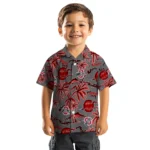 Ohio State Buckeyes Hawaiian Shirt – Palm Sunset