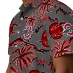 Ohio State Buckeyes Hawaiian Shirt – Palm Sunset