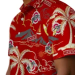 Ohio State Buckeyes Hawaiian Shirt – Palm Tree Island