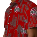 Ohio State Buckeyes Hawaiian Shirt – Turtle Lines