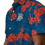 Oklahoma City Thunder Hawaiian Shirt – 50th State Flower