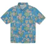 Oklahoma City Thunder Hawaiian Shirt – Anthurium Overlay