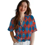 Oklahoma City Thunder Hawaiian Shirt – Golfing Plaid
