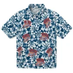 Oklahoma City Thunder Hawaiian Shirt – Hibiscus Motif