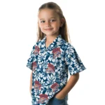 Oklahoma City Thunder Hawaiian Shirt – Hibiscus Motif
