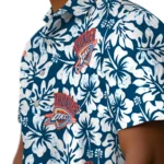 Oklahoma City Thunder Hawaiian Shirt – Hibiscus Motif