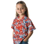 Oklahoma City Thunder Hawaiian Shirt – Hibiscus Overlay