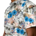 Oklahoma City Thunder Hawaiian Shirt – Hibiscus Seaside