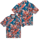 Oklahoma City Thunder Hawaiian Shirt – Palm Leaves