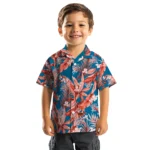 Oklahoma City Thunder Hawaiian Shirt – Palm Leaves