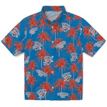 oklahoma city thunder palm grove blue hawaiian shirts best selling