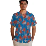 Oklahoma City Thunder Hawaiian Shirt – Palm Tree Motif