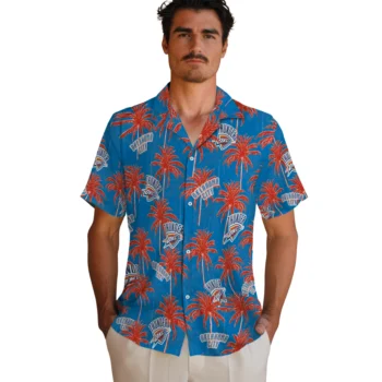 oklahoma city thunder palm grove blue hawaiian shirts fashion forward