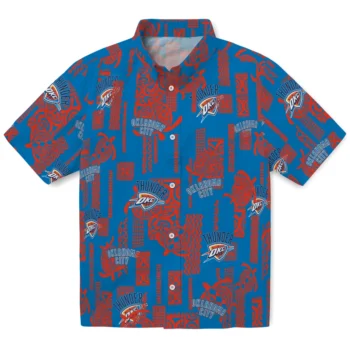 oklahoma city thunder turtle lines blue hawaiian shirts best selling