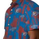 Oklahoma City Thunder Hawaiian Shirt – Turtle Lines