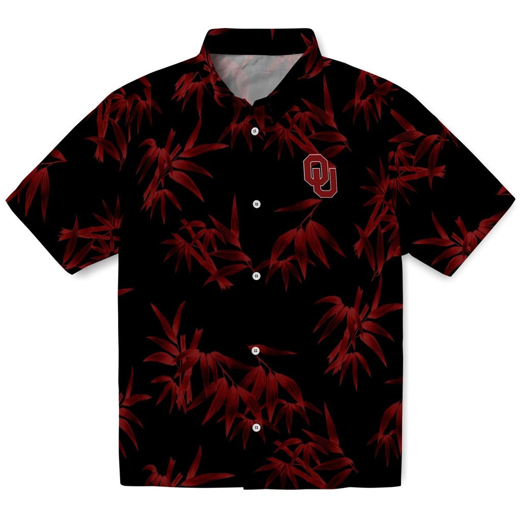 Oklahoma Sooners Hawaiian Shirt - Bamboo Branches oklahoma sooners bamboo branches crimson black hawaiian shirts best selling