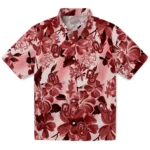 Oklahoma Sooners Hawaiian Shirt – Hibiscus Arrangement