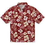 Oklahoma Sooners Hawaiian Shirt – Hibiscus Flower Design