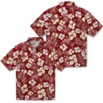 Oklahoma Sooners Hawaiian Shirt – Hibiscus Flower Design