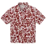 Oklahoma Sooners Hawaiian Shirt – Hibiscus Motif