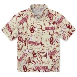 Oklahoma Sooners Hawaiian Shirt – Hibiscus Overlay