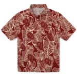 Oklahoma Sooners Hawaiian Shirt – Leaf Outline