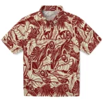 Oklahoma Sooners Hawaiian Shirt – Monstera Layer
