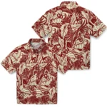 Oklahoma Sooners Hawaiian Shirt – Monstera Layer
