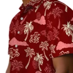 Oklahoma Sooners Hawaiian Shirt – Palm And Clouds