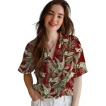 Oklahoma Sooners Hawaiian Shirt – Palm Leaves