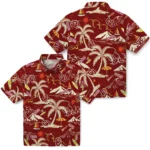 Oklahoma Sooners Hawaiian Shirt – Palm Tree Island